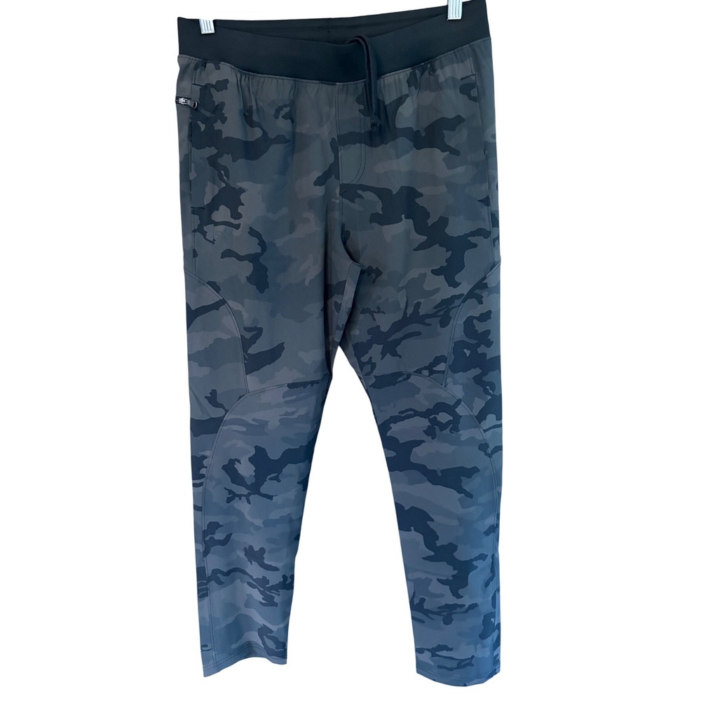 Under Armour Boys Youth XL Camo Active Jogger Pants Gray Black Camo Tapered